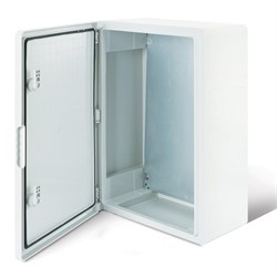 Корпус пластиковый ЩМПп с монтажной панелью 400х300х220 мм ABS УХЛ1 IP65 Rexant 11-0403 - фото 77978