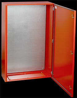 IEK Корпус металлический ЩМП-4-0 (800х650х250мм) У2 IP54 RAL 3020 IND-YKM40-04-54 - фото 78041