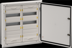 TITAN 5 Корпус мет. ЩРв-72 (2х36) 630х625х130 IP31 сер IEK TI5-50-V-2X036-31-7035 - фото 78063