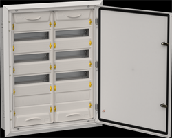 TITAN 5 Корпус мет. ЩРв-96 (2х48) 755х625х130 IP31 сер IEK TI5-50-V-2X048-31-7035 - фото 78064