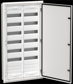 TITAN 5 Корпус мет. ЩРв-168 (2х84) 1130х625х130 IP31 бел IEK TI5-50-V-2X084-31 - фото 78180