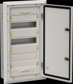 TITAN 5 Корпус мет. ЩРв-36 (1х36) 630х365х130 IP31 сер IEK TI5-50-V-036-31-7035 - фото 78188