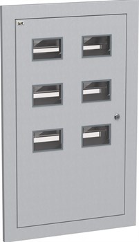 IEK Корпус металлический ЩЭ-6-2 УХЛ3 IP31 MKM44-06-31 - фото 78242