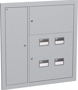 IEK LIGHT Корпус металлический ЩЭ-4-Э 36 IP31 (слаботочный отсек слева) LIGHT IND-MKM43-04-31-E-L - фото 78294