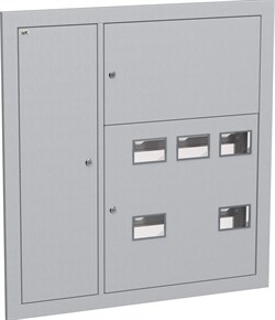 IEK LIGHT Корпус металлический ЩЭ-5-Э 36 IP31 (слаботочный отсек слева) LIGHT IND-MKM43-05-31-E-L - фото 78295