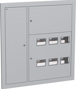 IEK LIGHT Корпус металлический ЩЭ-6-Э 36 IP31 (слаботочный отсек слева) LIGHT IND-MKM43-06-31-E-L - фото 78296