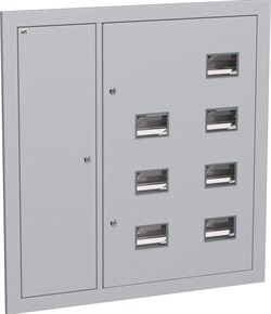 IEK LIGHT Корпус металлический ЩЭ-7-Э 36 IP31 (слаботочный отсек слева) LIGHT IND-MKM43-07-31-E-L - фото 78297