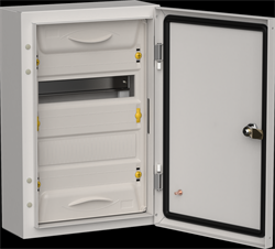 IEK Titan 5 корпус металлический ЩРн-24 (1х24) 460х310х140 IP54 серый TI5-50-N-024-54-7035 - фото 78335