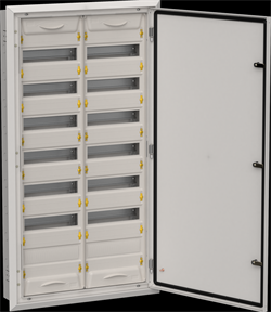 TITAN 5 Корпус мет. ЩРв-168 (2х84) 1130х625х130 IP31 сер IEK TI5-50-V-2X084-31-7035 - фото 78343