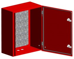 EKF PROxima Щит с монтажной панелью ЩМПг- 50.40.22 (ЩРНМ-2) RAL 3001 IP54 mb24-2-3001 - фото 78407