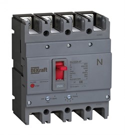 Dekraft Силовой автоматический выключатель 4P 250A 35кА ВА-333А 28127DEK - фото 79637