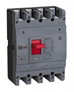 Dekraft Силовой автоматический выключатель 4P 630A 50кА ВА-335А 28139DEK - фото 79644