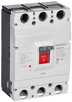 IEK GENERICA Выкл. авт. ВА66-39 3Р 400А 35кА SAV50-3-0400-G - фото 80172
