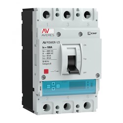 EKF Averes Автоматический выключатель AV POWER-1/3 100А 50kA ETU6.0 mccb-13-100-6.0-av - фото 80622
