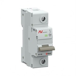 EKF Выключатель автоматический AV-125 1P 125A (C) 10kA AVERES mcb125-1-125C-av - фото 80804