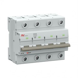 EKF Выключатель автоматический AV-125 4P 125A (C) 10kA AVERES mcb125-4-125C-av - фото 80810