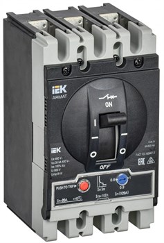 IEK ARMAT Автоматический выключатель в литом корпусе 3P S 35кА 20А ТМ рег. AR-MCCB-3S-035-0020A-ATUC - фото 82963