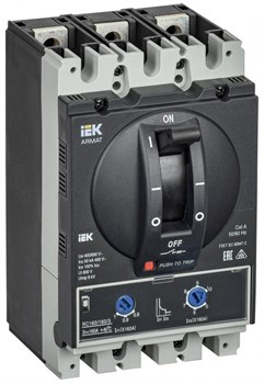 IEK ARMAT Автоматический выключатель в литом корпусе 3P D 50кА 160А ТМ рег. AR-MCCB-3D-050-0160A-ATUC - фото 82970