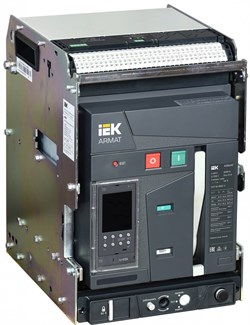 IEK ARMAT Автоматический выключатель воздушный выдвижного исполнения 3P B 85кА 630А TD с акс. AR-ACB-3VB-085-0630A-TDCF - фото 83206