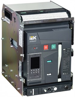 IEK ARMAT Автоматический выключатель воздушный выдвижного исполнения 3P B 85кА 1250А TD с акс. AR-ACB-3VB-085-1250A-TDCF - фото 83224