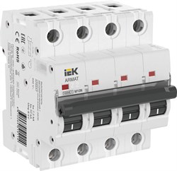 IEK ARMAT Автоматический выключатель M10N 4P Z 2А AR-M10N-4-Z002 - фото 83417