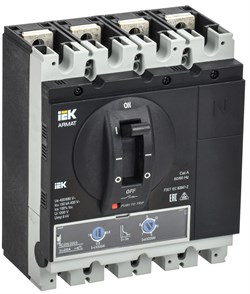 IEK ARMAT Автоматический выключатель в литом корпусе 4P G 150кА 200А ТМ рег. AR-MCCB-4G-150-0200A-ATUC - фото 83649