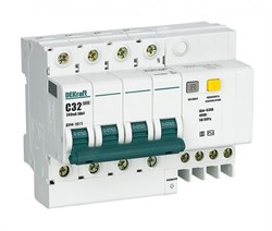 Dekraft Дифференциальный автомат (АВДТ) со встр. защ. от сверхтоков 4P 32A 300мА селективный ДИФ-101 S 15316DEK - фото 84588