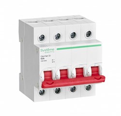 Systeme Electric City9 Set Выключатель нагрузки (ВН) 4P 63А 400В C9S16463 - фото 85260