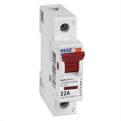 КЭАЗ OptiDin ВМ63PL Выключатель нагрузки 1P 32А 400В (BM63PL-132-УХЛ3) 328155 - фото 85263