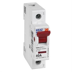 КЭАЗ OptiDin ВМ63PL Выключатель нагрузки 1P 40А 400В (BM63PL-140-УХЛ3) 328157 - фото 85264