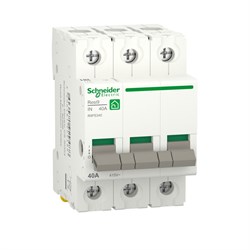 Schneider Electric RESI9 Выключатель нагрузки (мод. рубильник) 40А 3P R9PS340 - фото 85276