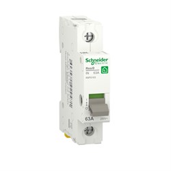 Schneider Electric RESI9 Выключатель нагрузки (мод. рубильник) 63А 1P R9PS163 - фото 85281