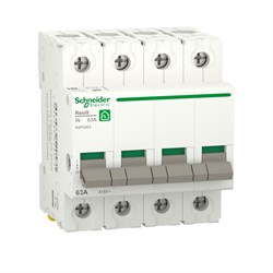 Schneider Electric RESI9 Выключатель нагрузки (мод. рубильник) 63А 4P R9PS463 - фото 85288