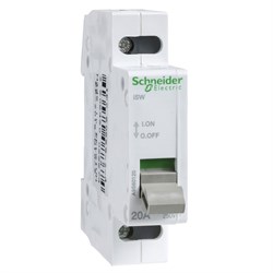 Schneider Electric Acti 9 iSW Выключатель нагрузки 1P 20A A9S60120 - фото 85465