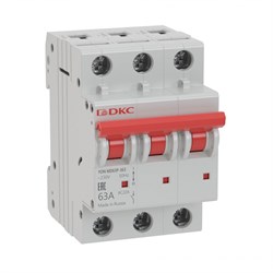 DKC YON pro Выключатель нагрузки модульный MD63P 3P 40А MD63P-340 - фото 85561
