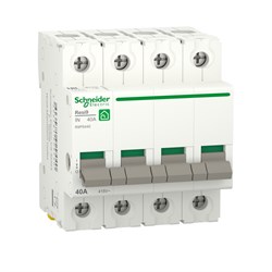 Schneider Electric RESI9 Выключатель нагрузки (мод. рубильник) 40А 4P R9PS440 - фото 85640