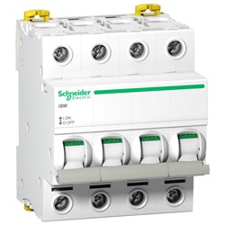 Schneider Electric Acti 9 iSW Выключатель нагрузки с индикатором 4P 100A A9S65491 - фото 85653