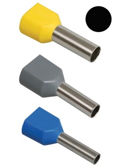 IEK Наконечник НШВИ(2) 6,0-14 черный (20шт/упак) UTE10-4-D6-0-100 - фото 85797