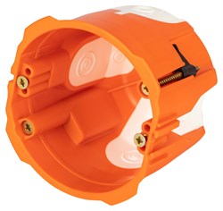 ЭРА Коробка установочная KUU-71-65-unibox универсальная UniBox для твердых и полых стен саморез оранжевая 71х65мм Б0061062 - фото 86133