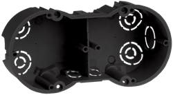IEK Коробка КМ40007 установочная 2х местная для твердых стен 141x70x45 (с саморезами) UKT20-141-070-045 - фото 86157