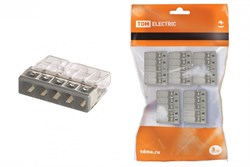 TDM Строительно-монтажная клемма КБМ-2273-235 (2,5мм2) с пастой (5 шт/упак) SQ0517-0124 - фото 86291