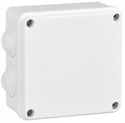 IEK Белый Коробка распаячная КМ для о/п 100х100х50мм UKO10-100-050-100-K01-E - фото 86372