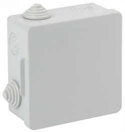 ЭРА KOR-100-100-50-8g Коробка распаячная открытой установки КОР 100х100х50мм с гермовводами 8 вх. IP54 Б0037441 - фото 86402