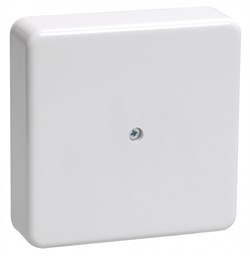 IEK Коробка распаячная КМ для о/п 100х100х29мм белая UKO10-100-100-029-K01-E - фото 86409