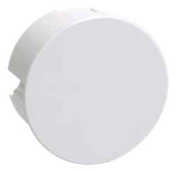 IEK Коробка КМ41004 распаячная для тв.стен d80x40мм (с крышкой) UKT01-080-040-000 - фото 86410