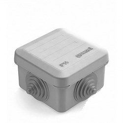 CHINT Коробка распаячная для наружнего монтажа с защелкивающейся крышкой, 4 гермоввода,70х70х40мм, IP55 8820012 - фото 86424