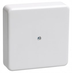 IEK Коробка КМ41216-01 распаячная для о/п 75х75х28 белая (6 клемм 6мм2) UKO10-075-075-028-K01 - фото 86451