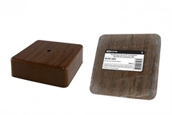 TDM Коробка распаячная КР 75х75х28 ОП бук IP40, инд. штрихкод SQ1401-0305 - фото 86468