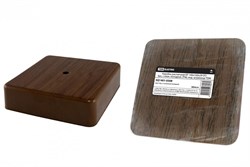 TDM Коробка распаячная КР 100х100х29 ОП бук, с клем. колодкой, IP40, инд. штрихкод SQ1401-0308 - фото 86471