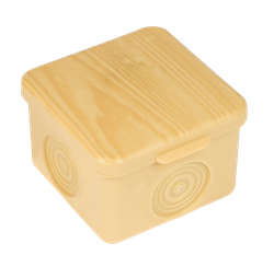 EKF PROxima Коробка распаячная КМР-030-037 пылевлагозащищенная без мембранных вводов (65х65х50) светлое дерево plc-kmr-030-037-s - фото 86483